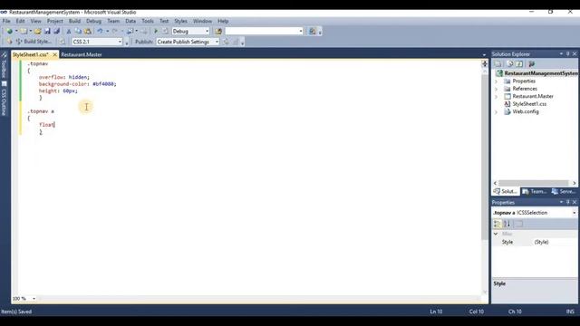 Restaurant master page ASP NET c# смотреть онлайн