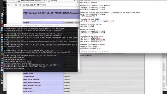 Configuración de Servicios Debian 9.2 смотреть онлайн