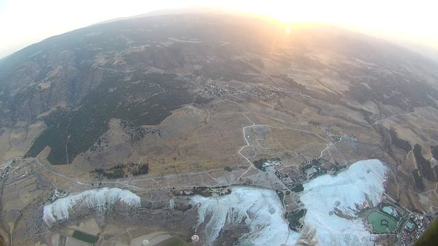 Памуккале - полет на воздушном шаре