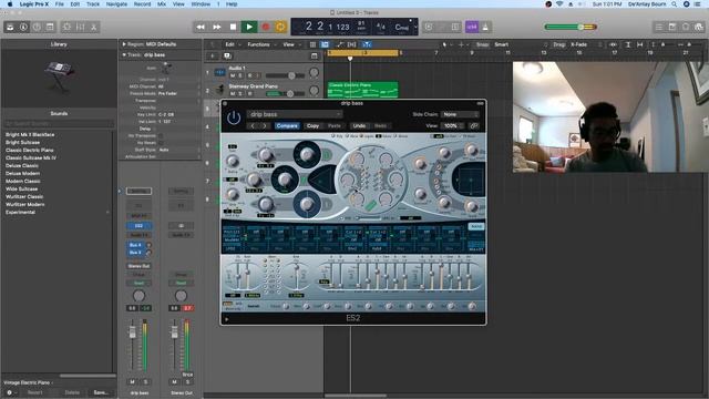debeats1492 makes beat in Logic Pro 10.5 смотреть онлайн
