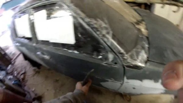 покраска ваз 21099 #1 / подтеки , пыль и мусор