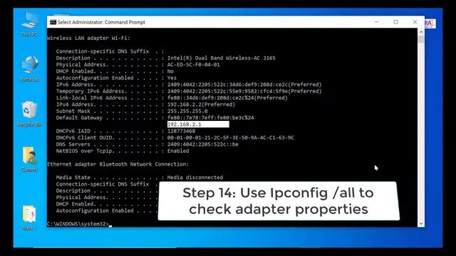 Static Ip addressing a network adapter in Networking смотреть онлайн