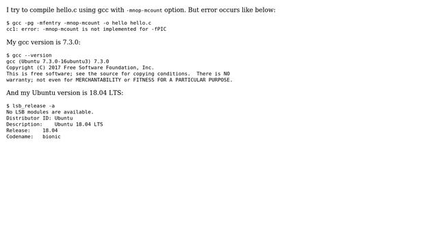 Ubuntu: gcc error in Ubuntu 18.04 смотреть онлайн