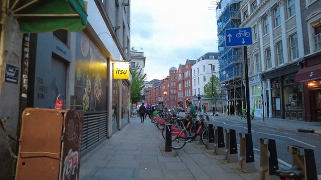 Cloudy Evening London Walking Tour High Holborn To The Royal Opera House 4K
