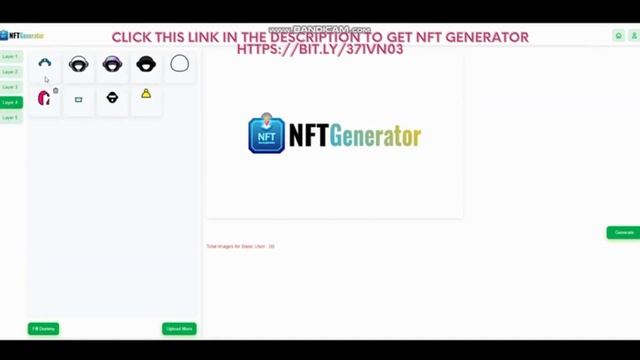 Create UNLIMITED NFTs Instantly With Just 1-Click - NFT Generator Review Demo смотреть онлайн