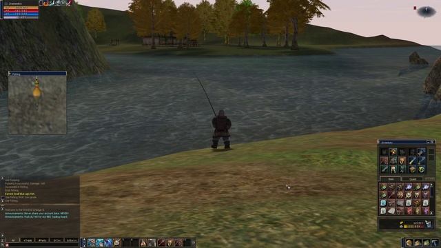 Lineage 2 C4 X1 Покупаю удочку без ранга, наживку и иду рыбачить - Прохождение Часть 82