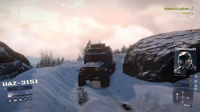 UAZ 3151, jazda po bezdrożach, mapa 'Port Północny', Alaska смотреть онлайн