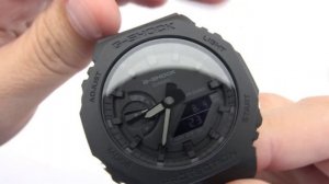 Распаковка наручных часов Casio G-Shock GA-2100-1A1