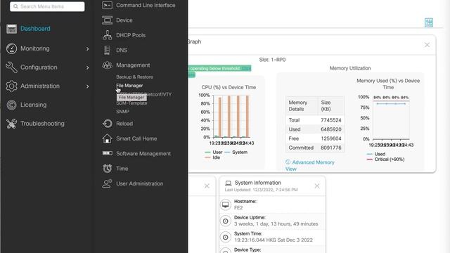 Cisco Catalyst 9300 WebGUI to upload images смотреть онлайн