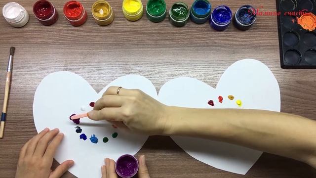 Как нарисовать РАДУЖНОЕ СЕРДЦЕ? / How to draw a RAINBOW HEART? смотреть онлайн
