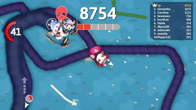 Snake.io The Running PRO Worm Epic Adventure in Snake io Best Moments!4K #13 смотреть онлайн