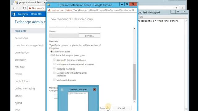 Exchange Server 2016 create Dynamic Distribution Group смотреть онлайн