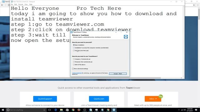 How To Download,Install and use Teamviewer HD 1080p смотреть онлайн
