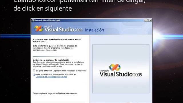 Instalacion de Visual Studio 2005 смотреть онлайн