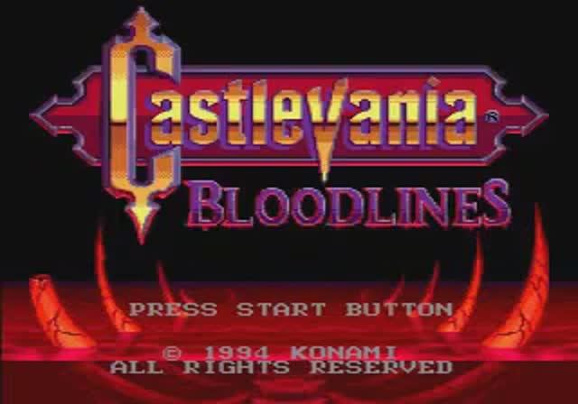 Castlevania Bloodlines - все боссы