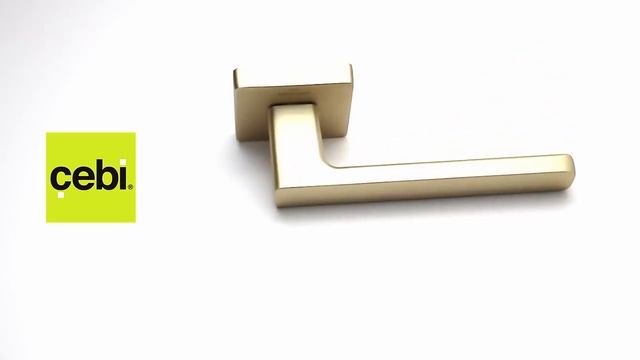 510501035 Ручки дверные CEBI LETA SQ цвет MP35 (матовое золото) смотреть онлайн