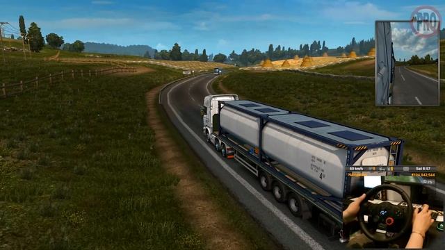 ETS2 Indonesia Feat Logitech Driving Force GT смотреть онлайн