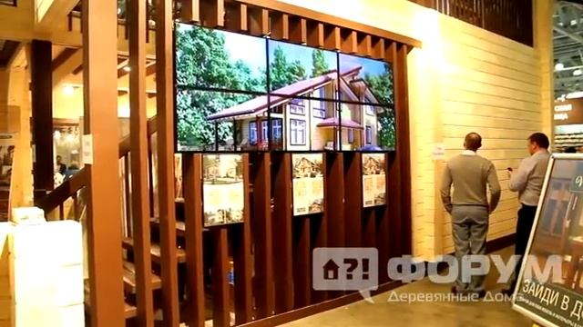Дома из клееного бруса на выставке Деревянный Дом смотреть онлайн