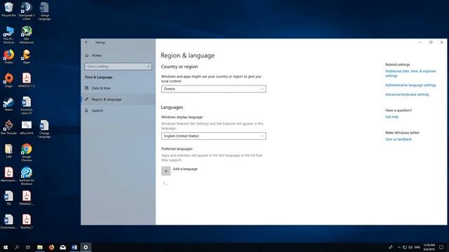 How to change language in Windows 10 & MS Office with just one button! смотреть онлайн