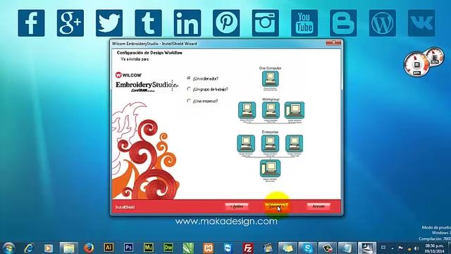 como instalar Wilcom Embroidery Studio e1 5 en windows 7 x64 parte 3 смотреть онлайн