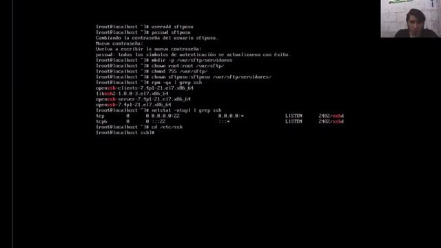 Implementación del SFTP en centos 7 8 minimal Proyecto parte 4 смотреть онлайн