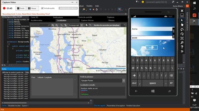 Tutorial for TrailBuddies on Windows Phone Emulator смотреть онлайн