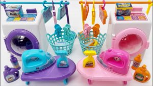 Мультики для малышей. Развивающие игрушки. Игровой набор Прачечная для куклы