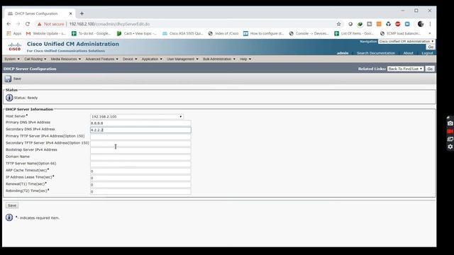 How to Configure DHCP on CUCM (Cisco Unified Call Manager) | Urdu/Hindi (With English Subtitles) смотреть онлайн