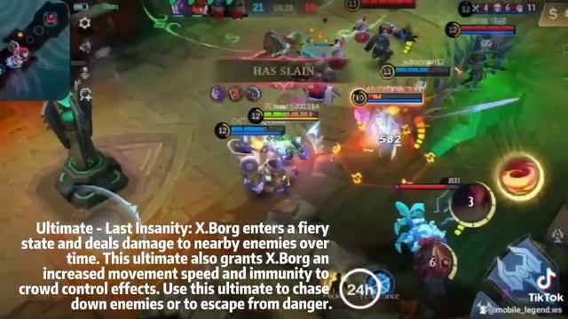 How to use x-bong in mobile legend!!! смотреть онлайн
