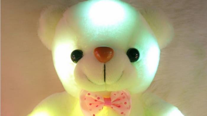 Светящийся плюшевый мишка (ночник, светильник) смотреть онлайн