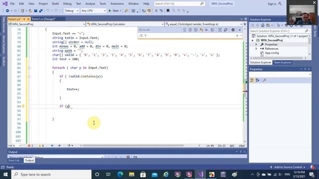 Calculator C# Windows Form App Code basic and explained complete from start (Part 6 C# programming) смотреть онлайн