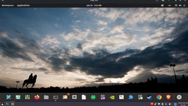 Variety wall paper changer on Pop Linux. смотреть онлайн