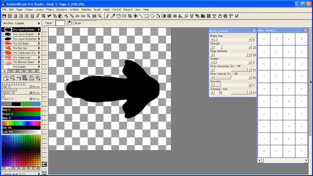 TwistedBrush Tutorials: Creating Brush Shapes with Liquid Paint Brushes смотреть онлайн