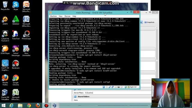 Cara install DHCP SERVER , DNS SERVER & FTP SERVER melalui virtualbox смотреть онлайн