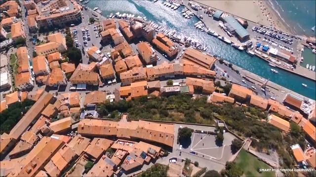 CASTIGLIONE DELLA PESCAIA (GR) - RIPRESA AEREA смотреть онлайн