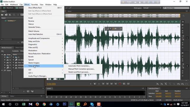 Adobe Audition cs6 use any voice change bangla tutorial смотреть онлайн
