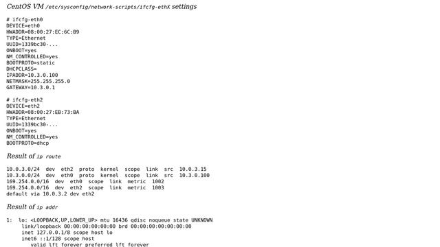 Unix & Linux: How to properly set up 2 network interfaces in CentOS (running in VirtualBox)? смотреть онлайн