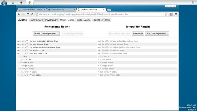 Chrome: uMatrix - Das wichtigste Addon смотреть онлайн