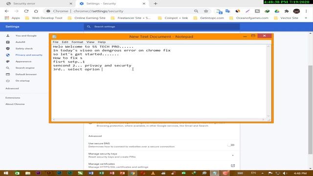How to Fix Deceptive site ahead Error in Google Chrome Update 2021 смотреть онлайн