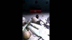 Daewoo Nexia - Снятие и разбор стартера (замена бендикса)