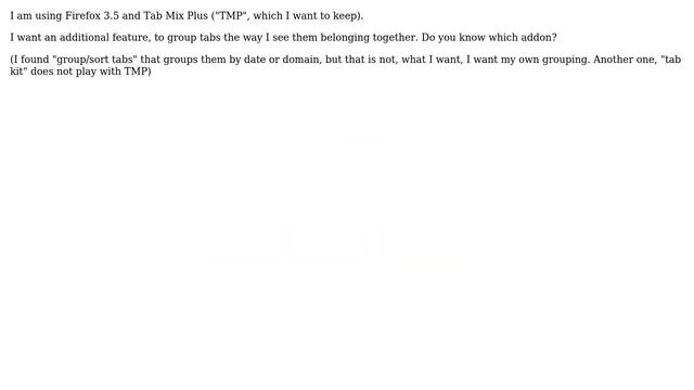 How to freely group tabs with Tab Mix Plus? смотреть онлайн