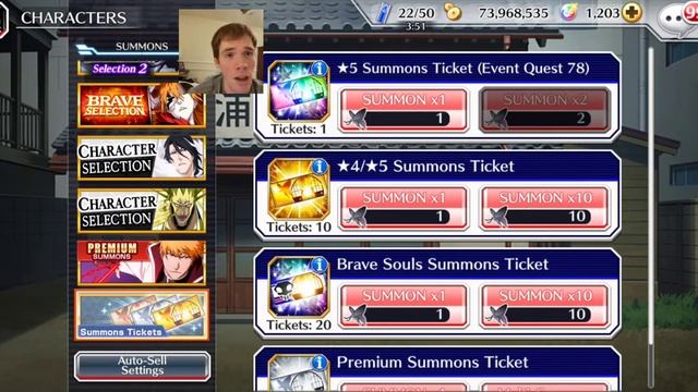 SAFWY Kaname Summons! WE CAN DO THIS!!! Bleach Brave Souls смотреть онлайн
