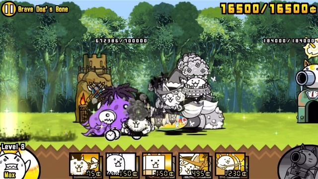 The Battle Cats | Brave Dog's Bone (Catjobs) смотреть онлайн