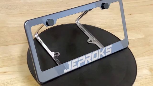 JEPROKS black smoke chrome customized license plate frame #jeproks #laseretched #jeep #gunmetal смотреть онлайн