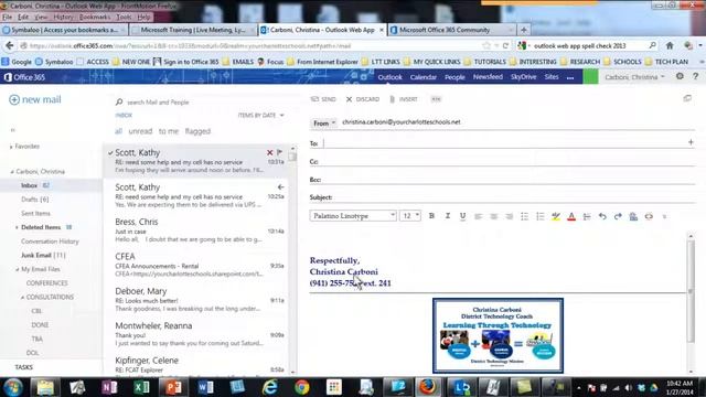 MS Office 365 OUTLOOK Enable Spell Check_CCPS_1M смотреть онлайн