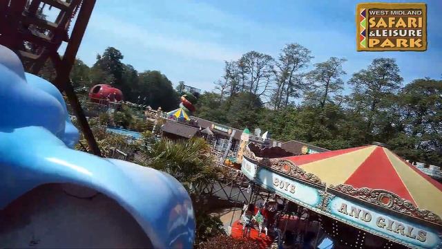 Theme park POV | Hurtling Hippos | West Midlands Safari Park | OurThemeParkLife смотреть онлайн