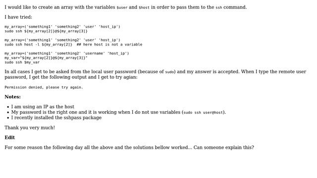 DevOps & SysAdmins: ssh : user and host / host_ip as variables (2 Solutions!!) смотреть онлайн