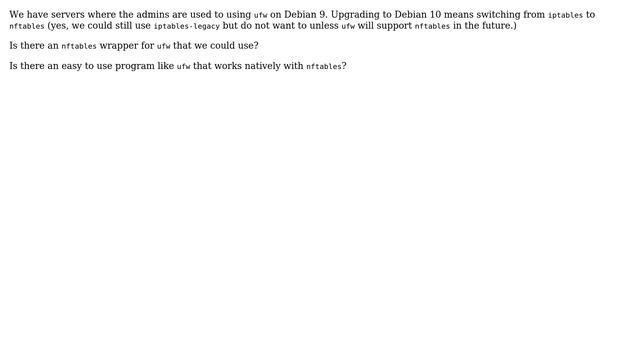 DevOps & SysAdmins: ufw replacement (or workaround) for Debian 10 смотреть онлайн