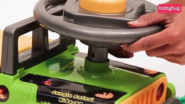 Babyhug Jungle Safari Foot To Floor Ride-On смотреть онлайн