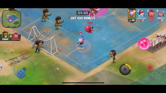 Donut Punks: Online Epic Brawl Gameplay Walkthrough (Android, iOS) смотреть онлайн